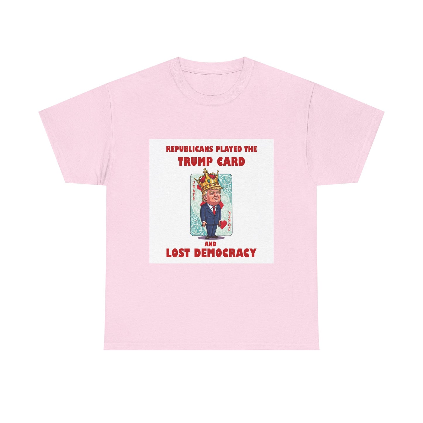 Political Statement T-Shirt, Humor Tee, Unisex Cotton Shirt, Activism Apparel, Unique Gift for Democrats, Social Commentary Fashion