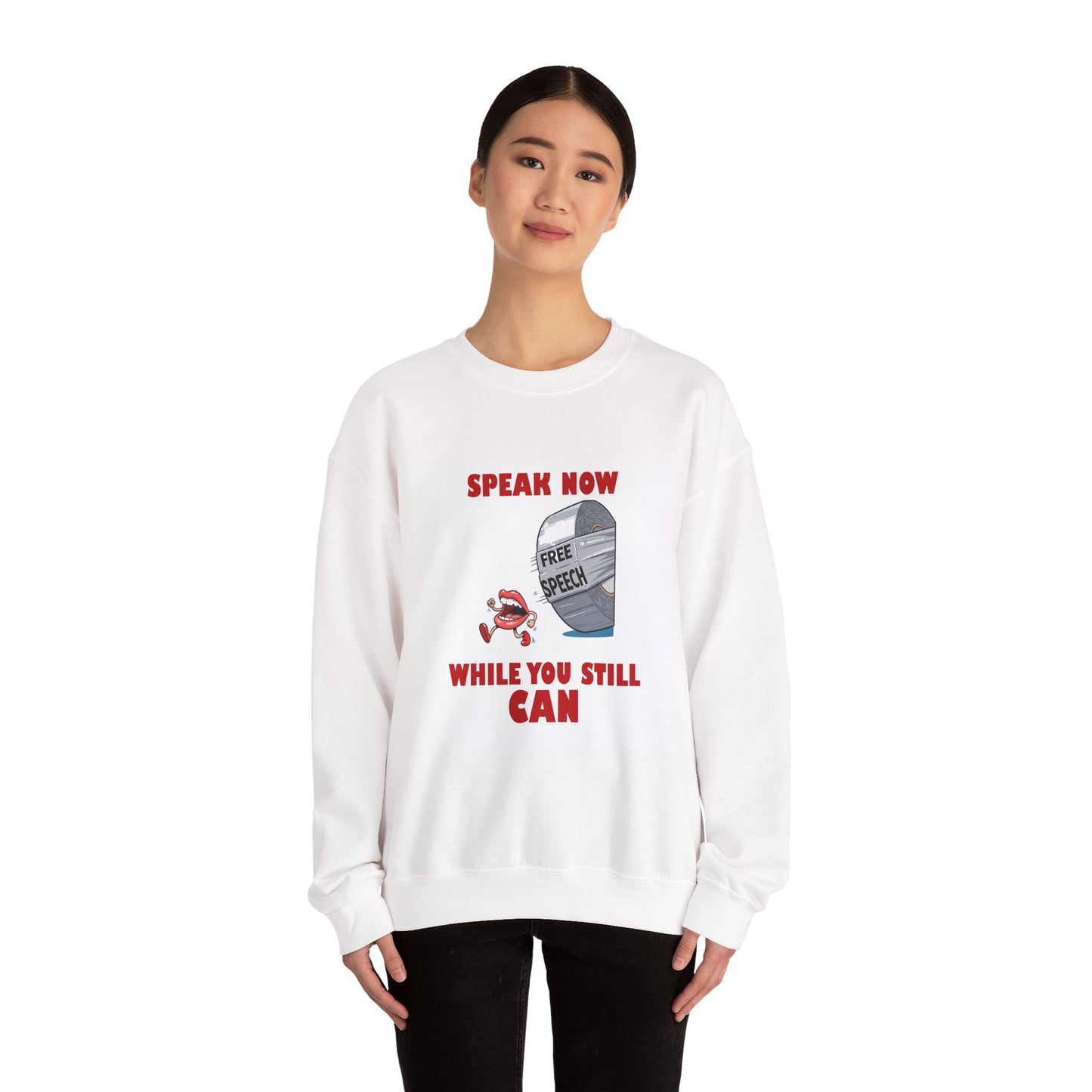 Political Statement Sweatshirt - Free Speech Design
