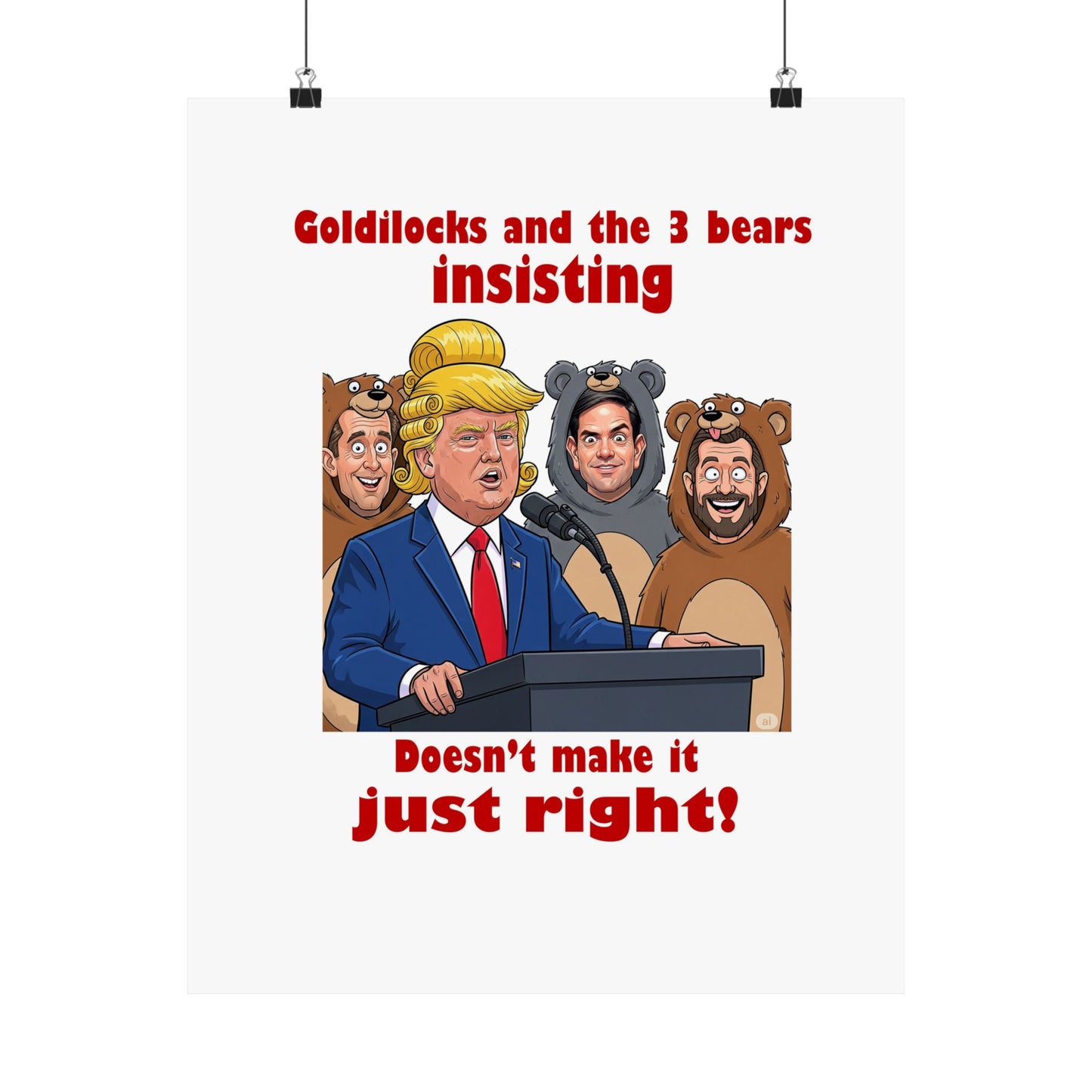 Humorous Wall Art Posters, Funny Decor, Political Art, Office Humor, Gag Gifts, Quirky Home Decor