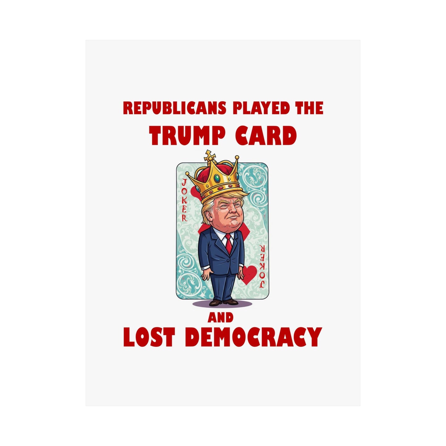 Political Humor Wall Art, Matte Vertical Posters, Funny Decor, Gift for Activists, Office Wall Art, Protest Posters