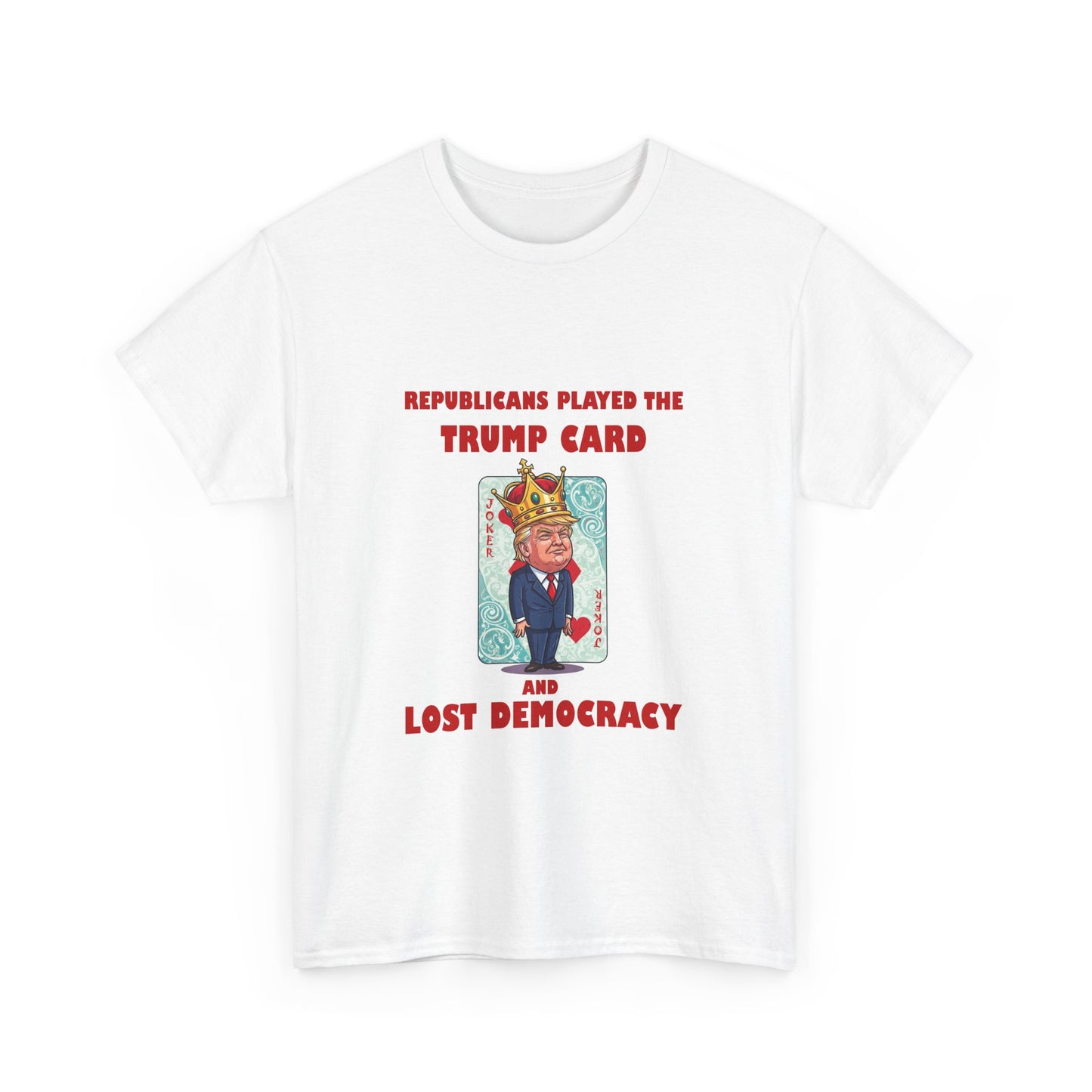 Political Statement T-Shirt, Humor Tee, Unisex Cotton Shirt, Activism Apparel, Unique Gift for Democrats, Social Commentary Fashion