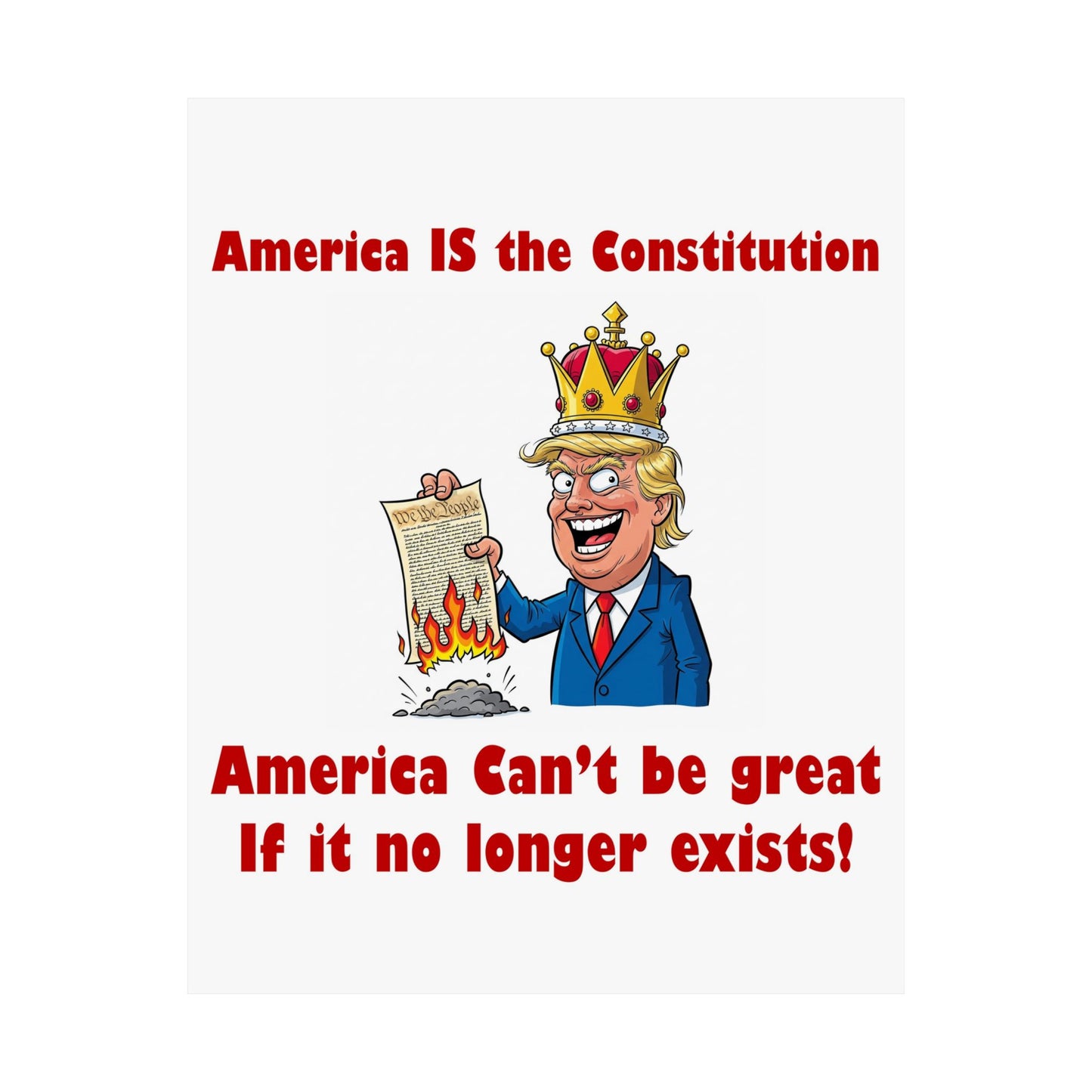 Political Statement Poster, Wall Art, Home Decor, Gift for Activists, Unique Wall Decor, Protest Art