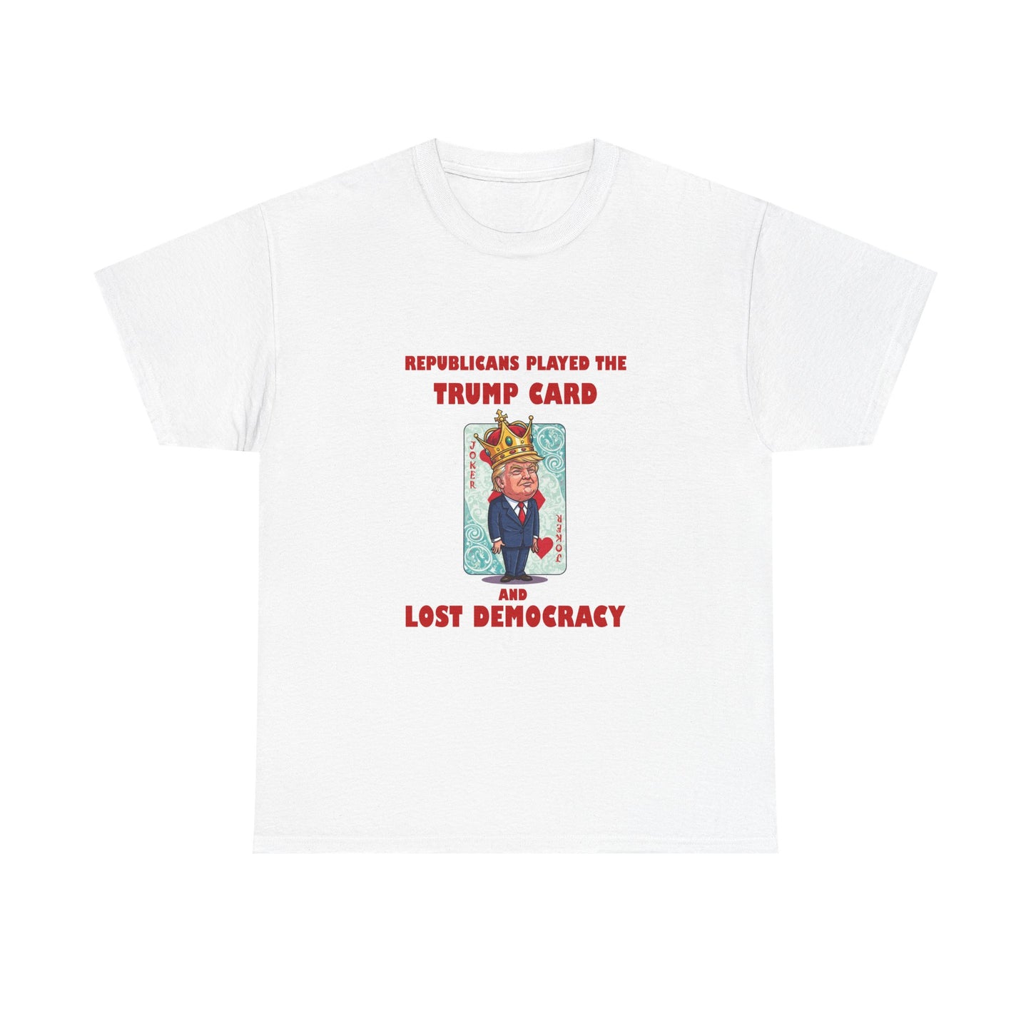 Political Statement T-Shirt, Humor Tee, Unisex Cotton Shirt, Activism Apparel, Unique Gift for Democrats, Social Commentary Fashion