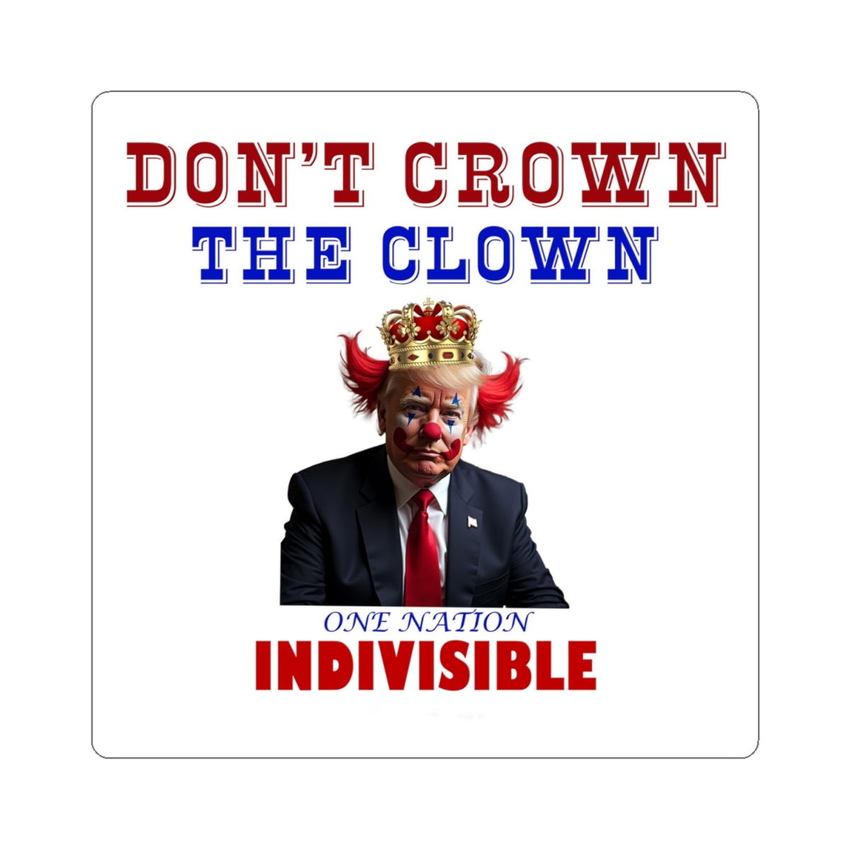 Humorous Political Kiss-Cut Stickers | Funny Election Gifts, Laptop Decals, Party Supplies, Vote Stickers, Quirky Home Decor