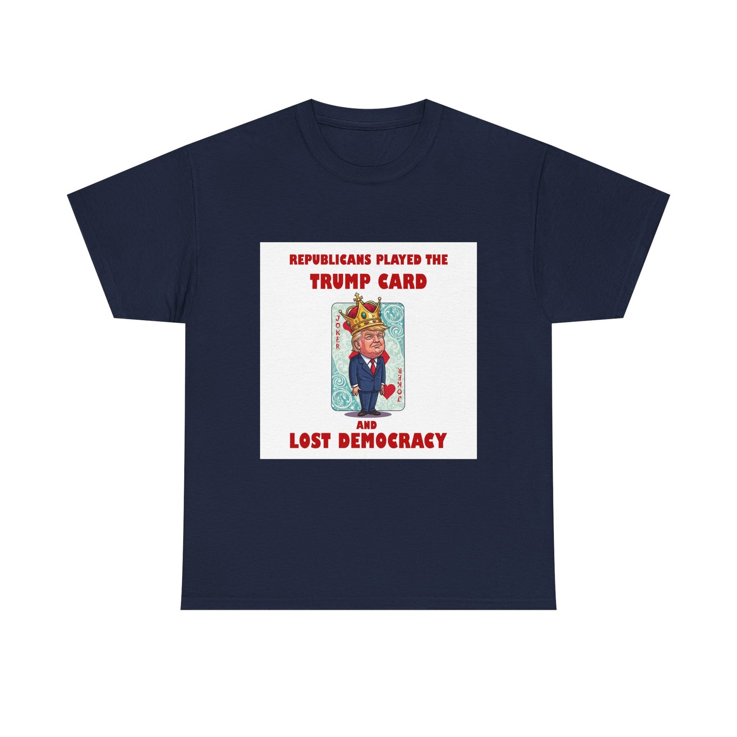 Political Statement T-Shirt, Humor Tee, Unisex Cotton Shirt, Activism Apparel, Unique Gift for Democrats, Social Commentary Fashion