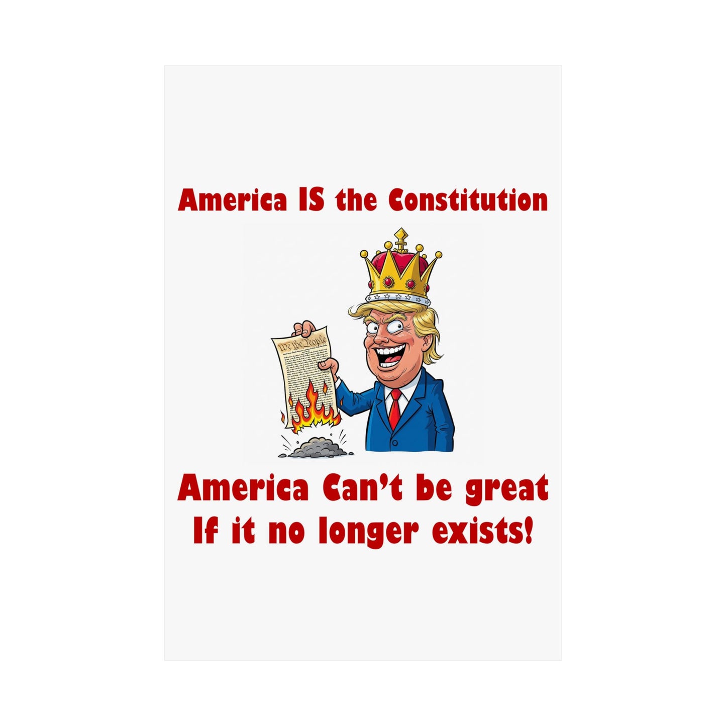 Political Statement Poster, Wall Art, Home Decor, Gift for Activists, Unique Wall Decor, Protest Art