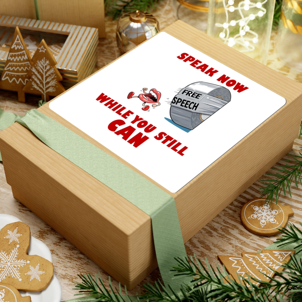 Bold Free Speech Stickers for Expressive Souls, Empowerment Decals, Laptop Stickers, Gift for Activists, Protest Decor