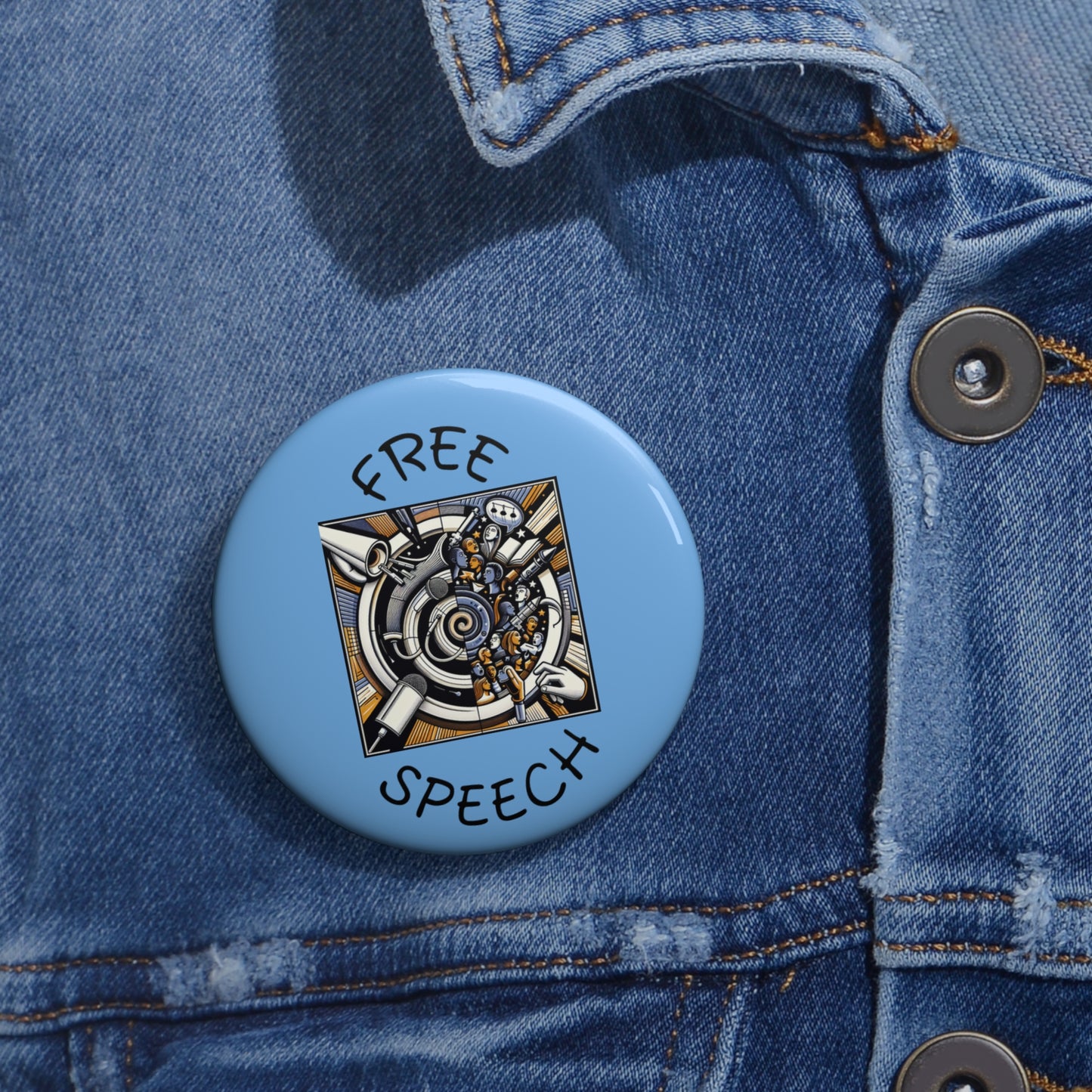 Custom Pin Buttons - Unique Art, Personalized Gifts, Statement Accessories, Cute Badges, Trendy Fashion
