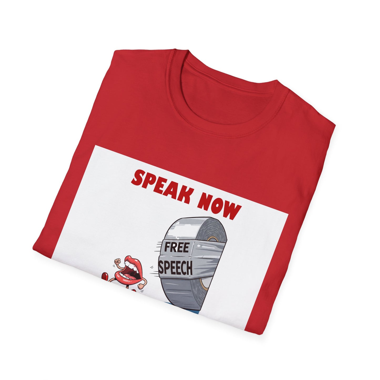 Protest Funny T-Shirt - Free Speech Roll