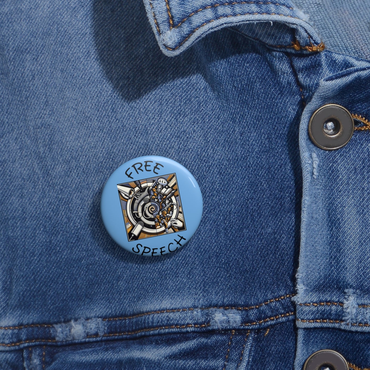 Custom Pin Buttons - Unique Art, Personalized Gifts, Statement Accessories, Cute Badges, Trendy Fashion