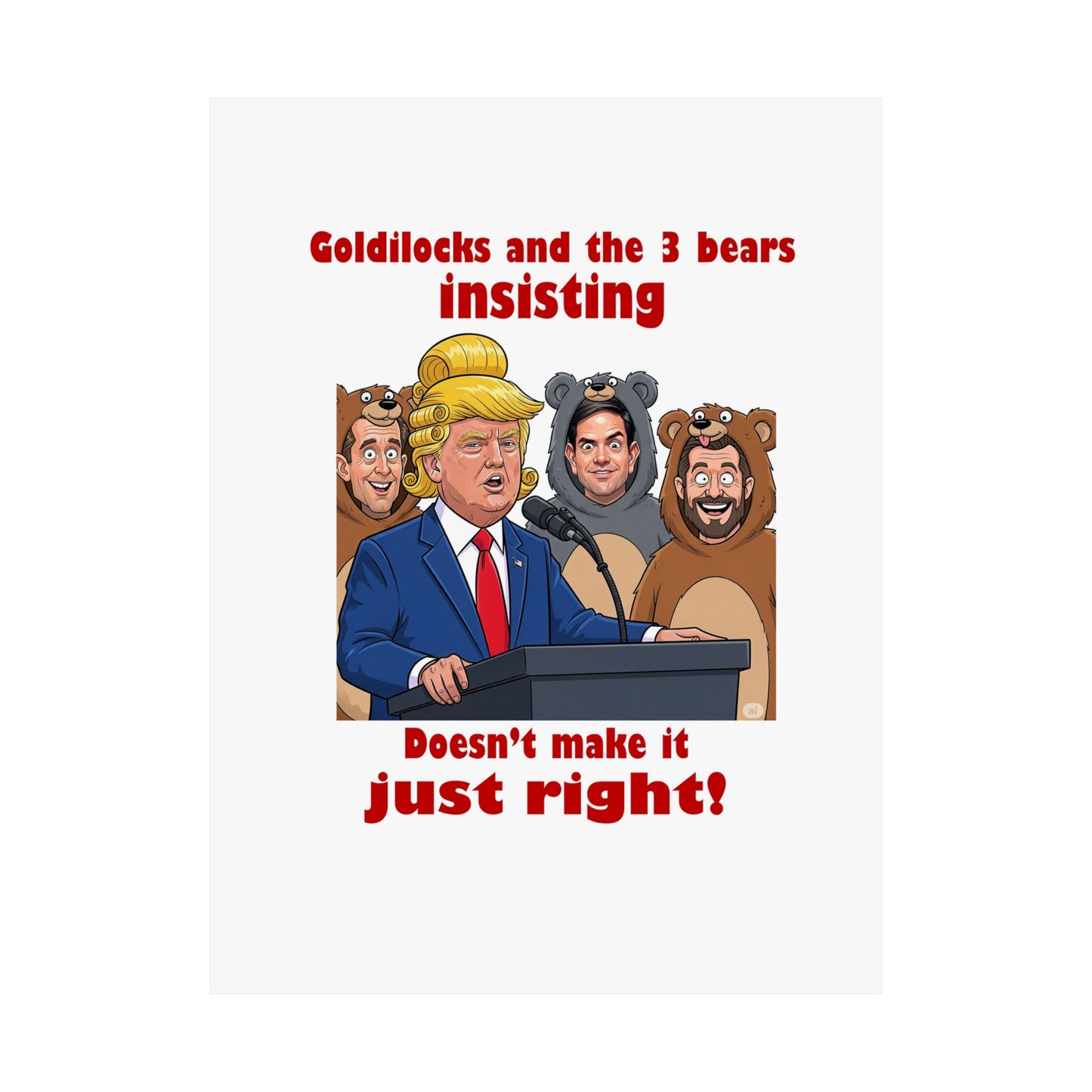 Humorous Wall Art Posters, Funny Decor, Political Art, Office Humor, Gag Gifts, Quirky Home Decor