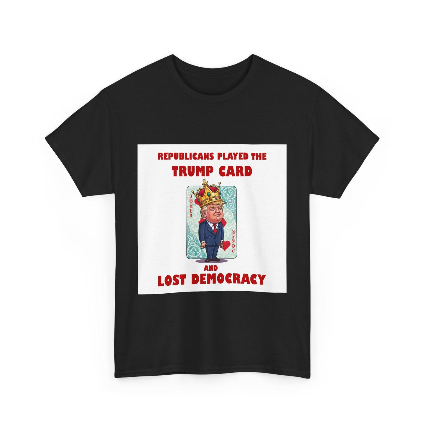 Political Statement T-Shirt, Humor Tee, Unisex Cotton Shirt, Activism Apparel, Unique Gift for Democrats, Social Commentary Fashion