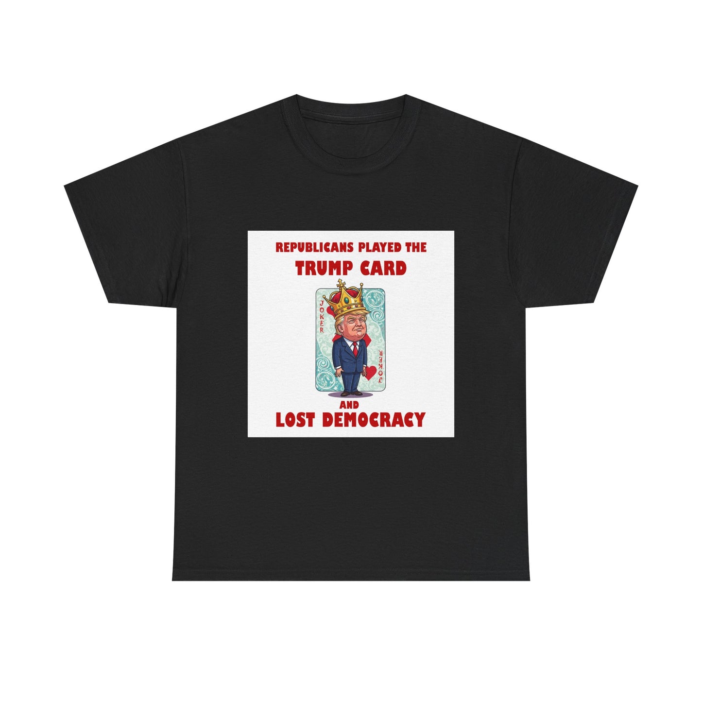 Political Statement T-Shirt, Humor Tee, Unisex Cotton Shirt, Activism Apparel, Unique Gift for Democrats, Social Commentary Fashion