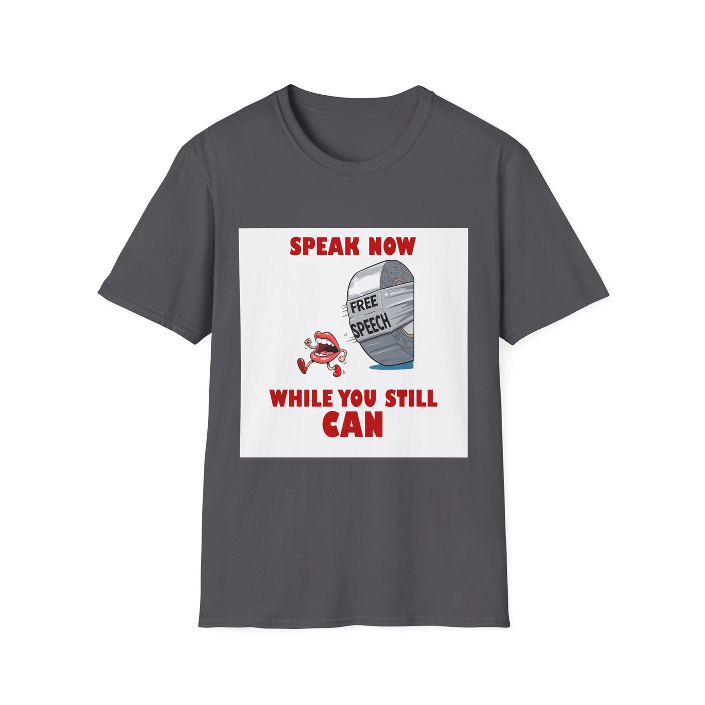 Protest Funny T-Shirt - Free Speech Roll
