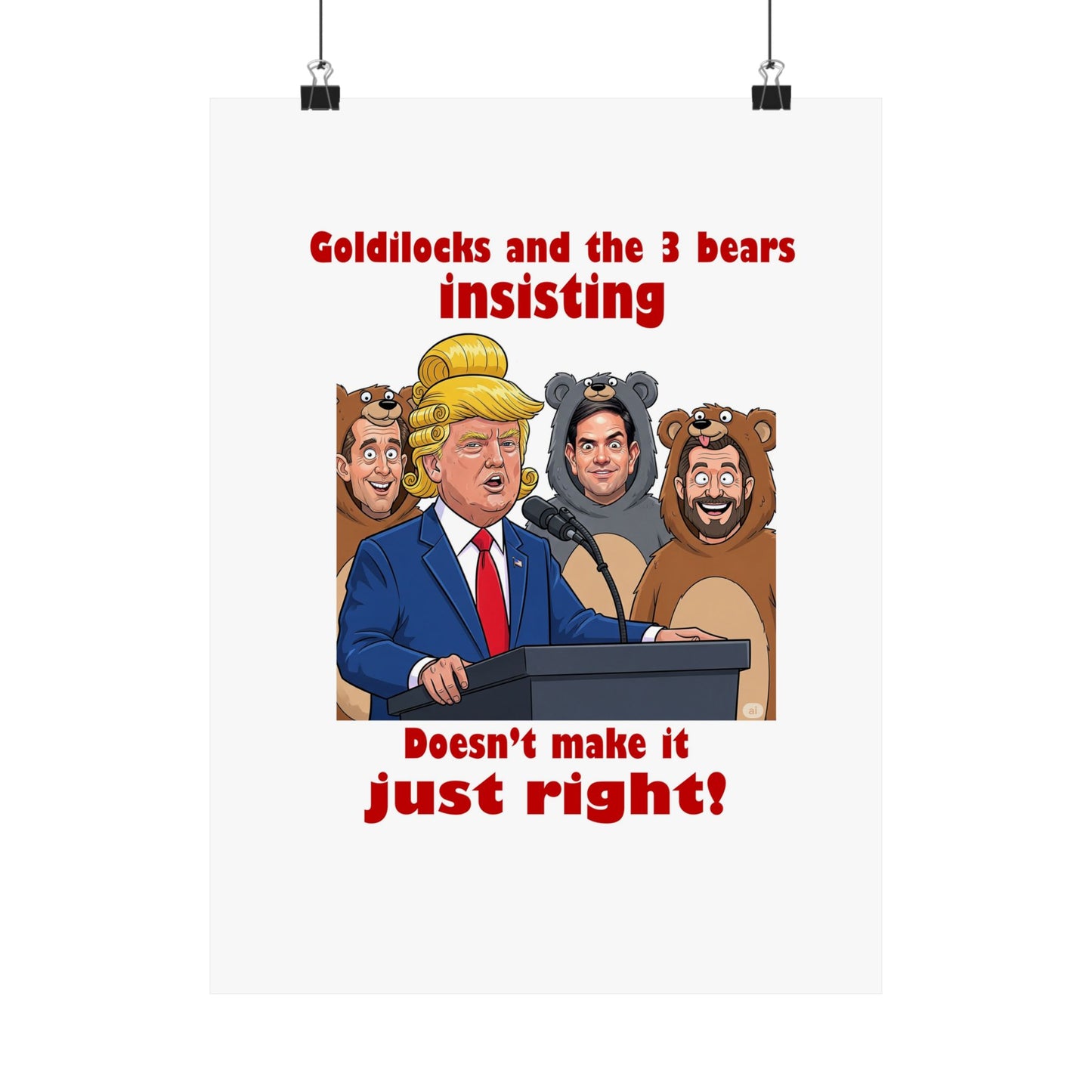Humorous Wall Art Posters, Funny Decor, Political Art, Office Humor, Gag Gifts, Quirky Home Decor