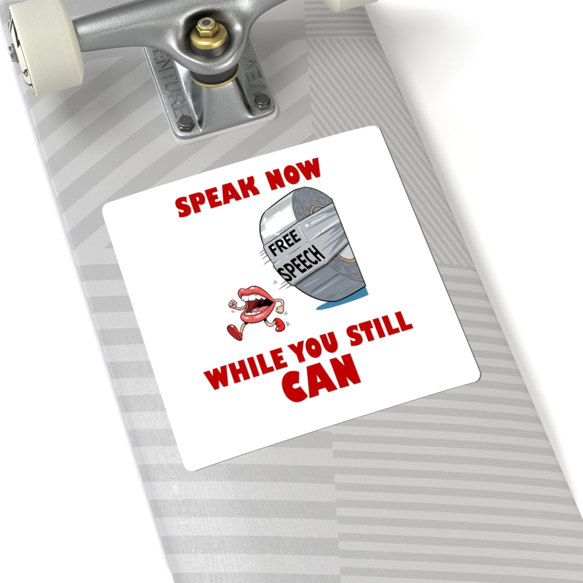 Bold Free Speech Stickers for Expressive Souls, Empowerment Decals, Laptop Stickers, Gift for Activists, Protest Decor