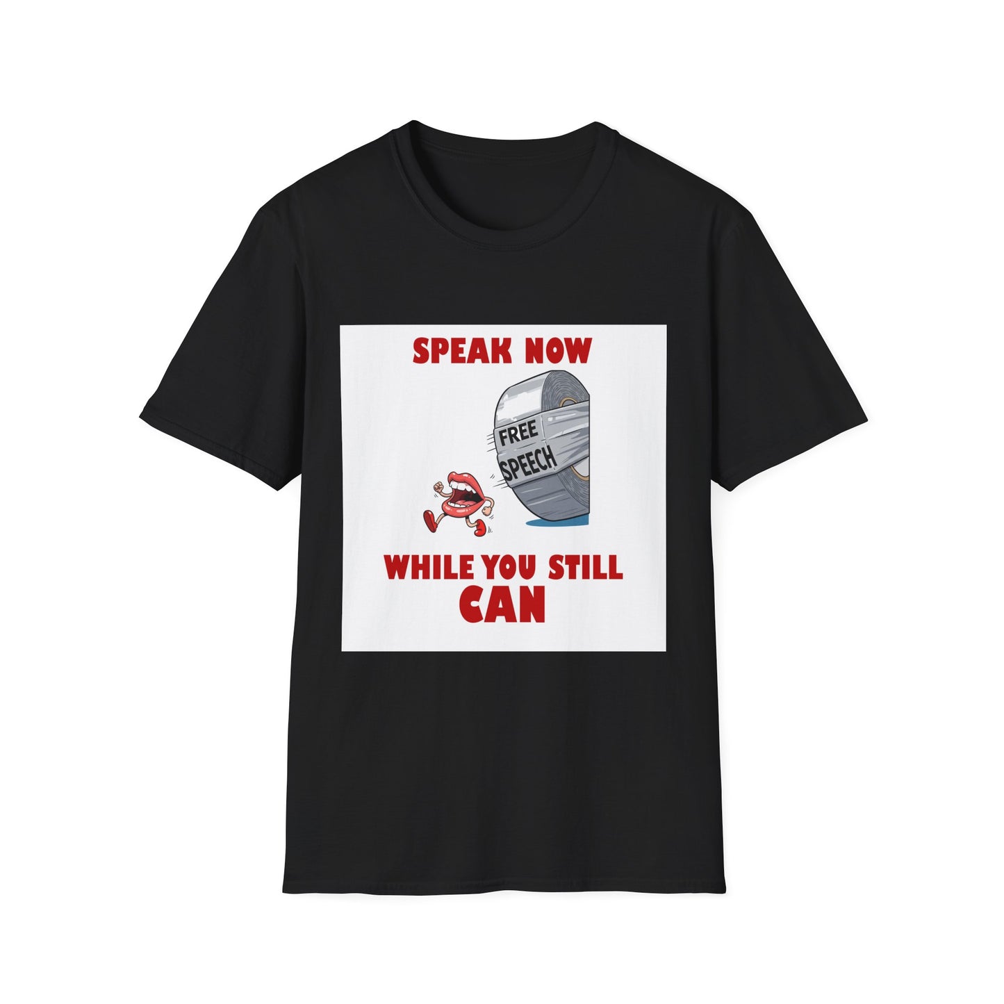 Protest Funny T-Shirt - Free Speech Roll