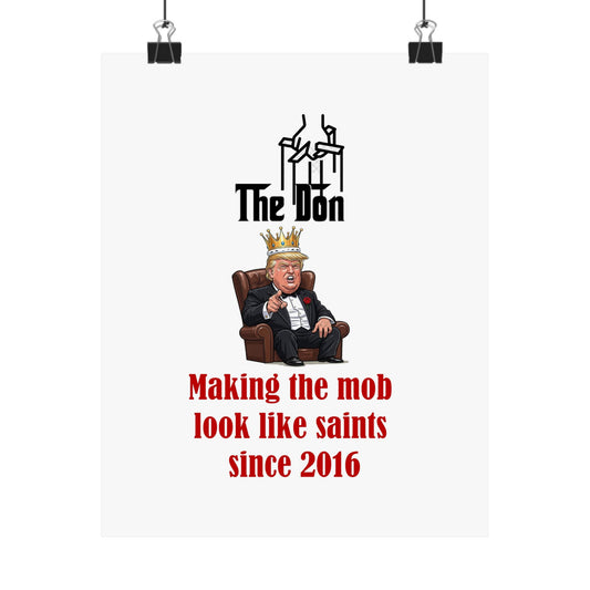 Funny Political Matte Vertical Posters, Humorous Wall Art, Office Decor, Gift for Trump Fans, Unique Home Decor, Quirky Gifts