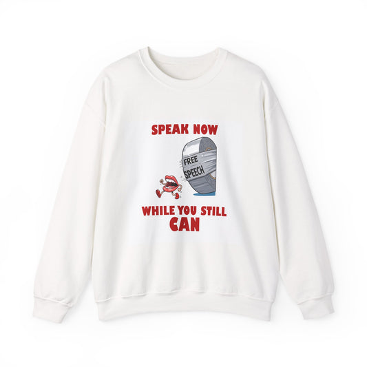 Political Statement Sweatshirt - Free Speech Design