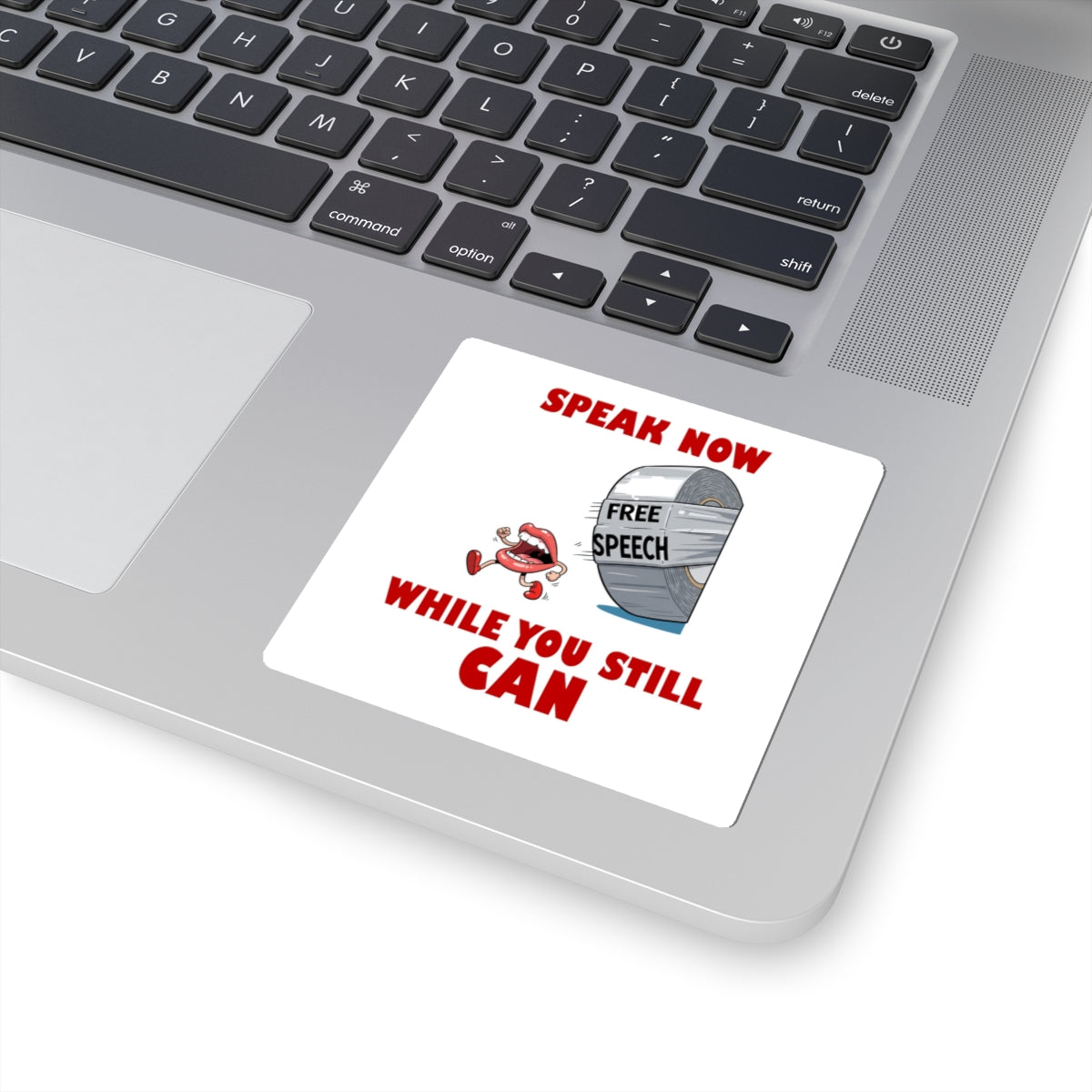 Bold Free Speech Stickers for Expressive Souls, Empowerment Decals, Laptop Stickers, Gift for Activists, Protest Decor
