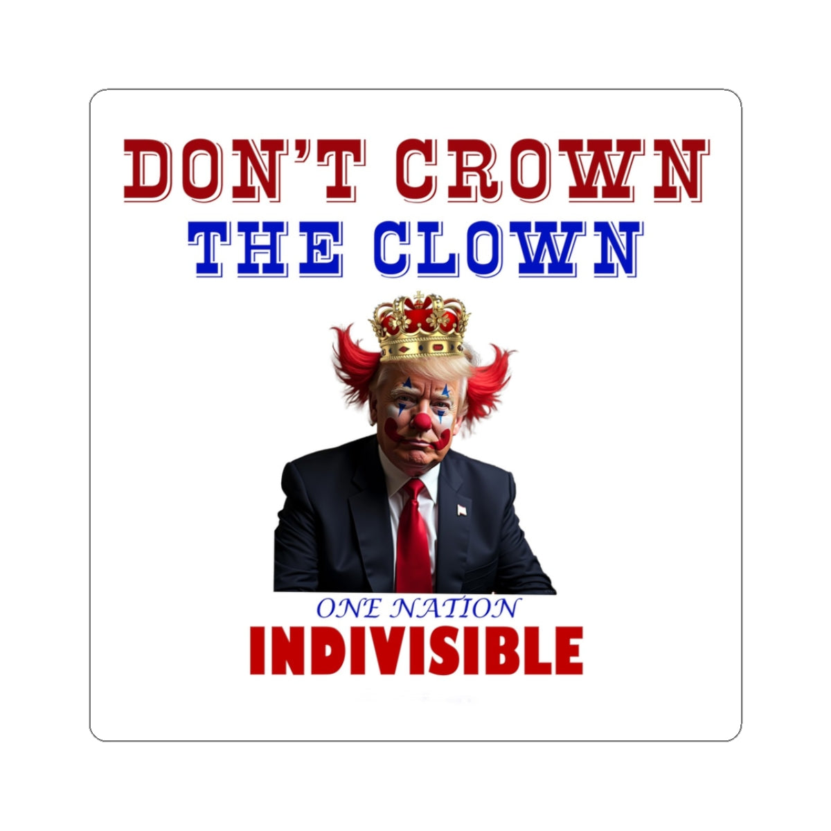 Humorous Political Kiss-Cut Stickers | Funny Election Gifts, Laptop Decals, Party Supplies, Vote Stickers, Quirky Home Decor