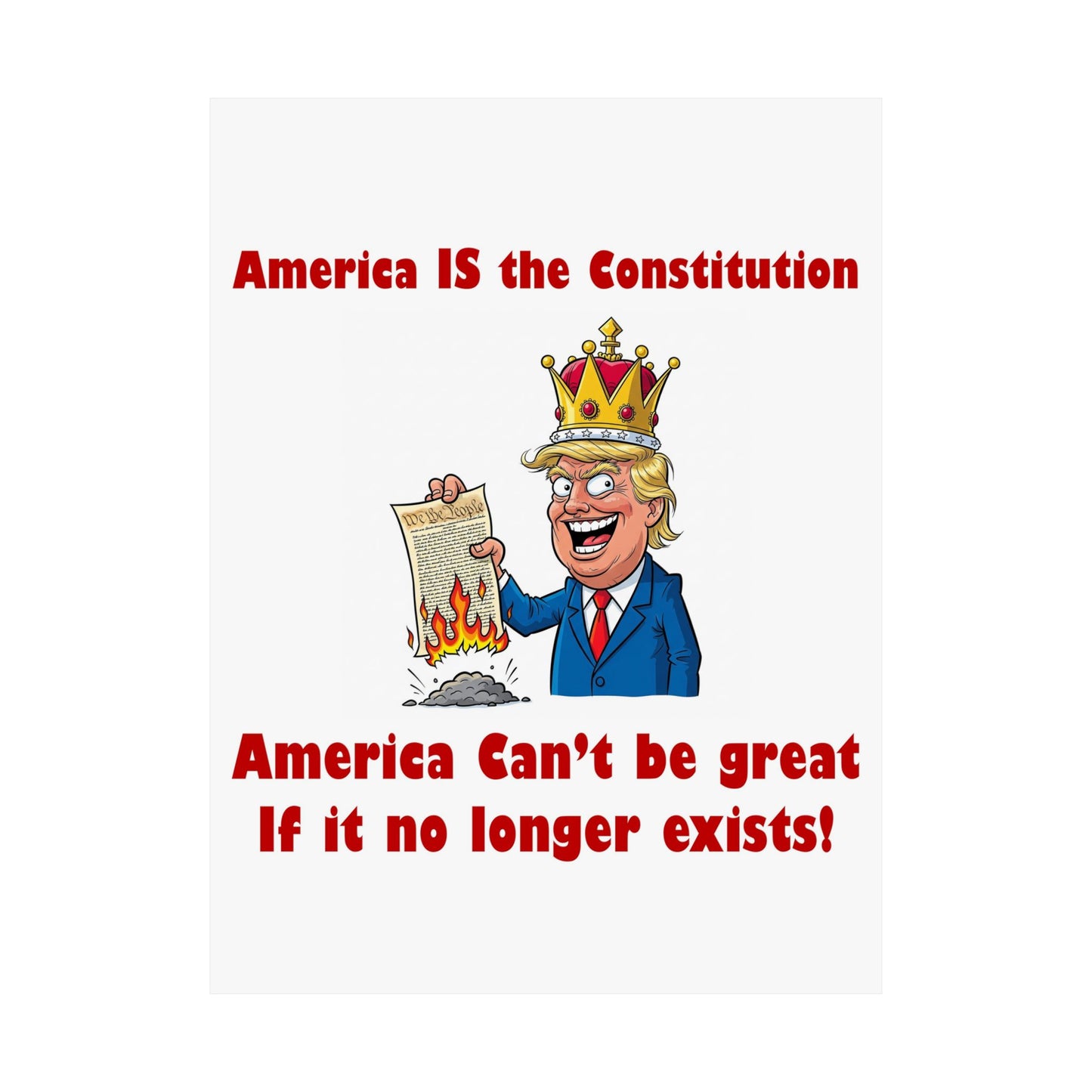 Political Statement Poster, Wall Art, Home Decor, Gift for Activists, Unique Wall Decor, Protest Art