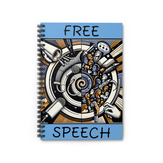 Spiral Notebook – Creative Expression Journal, Free Speech Art Notebook, Sketchbook for Artists, Thoughtful Gift for Writers, School [...]