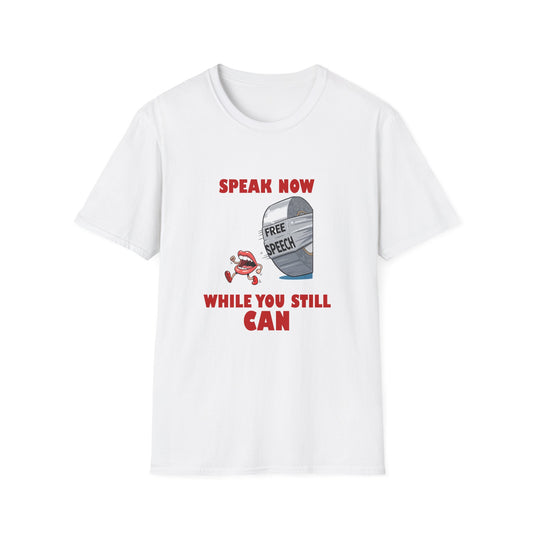 Protest Funny T-Shirt - Free Speech Roll